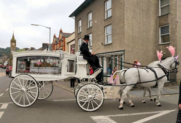 April Jones Funeral St Peters Church Machynlleth Wales.jpg